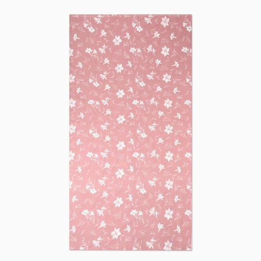 Полотенце банное вафельное «Лилия», 80×150 см, хлопок 100%, розовое