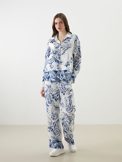 Desenli Oversize Kad?n G?mlek