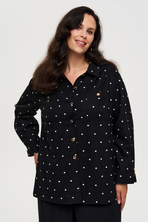 Рубашка Фачинелли черный - Intikoma фото 17
