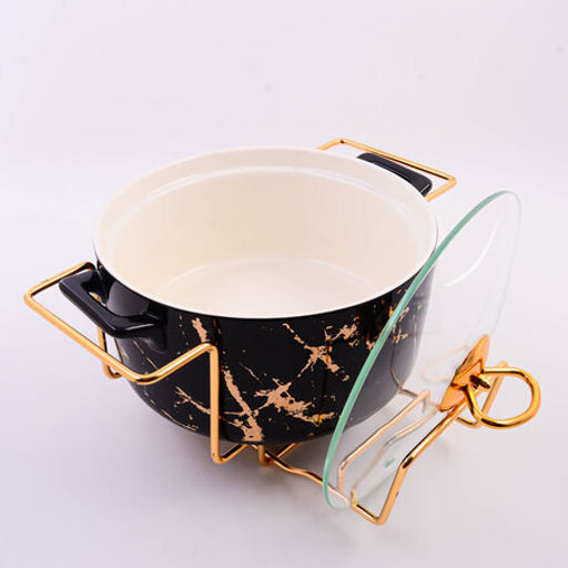 7441-1 Мармит 3,5л фарфор/металл MB (х4)