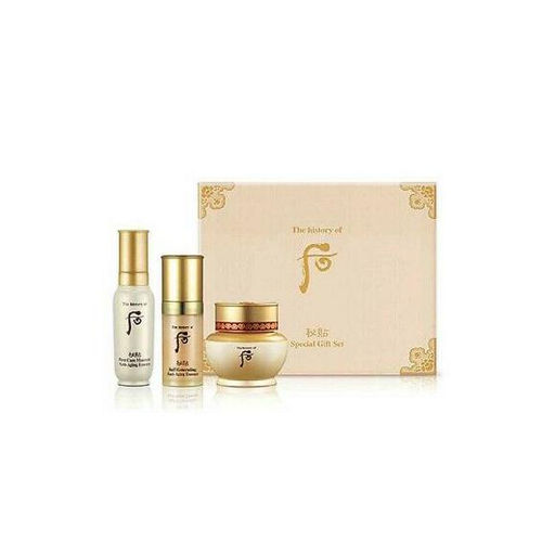 Набор антивозрастных миниатюр THE HISTORY OF WHOO Bichup 3-Step Special Gift Kit, Essence 8ml+Concentrate 8ml+Cream 8ml