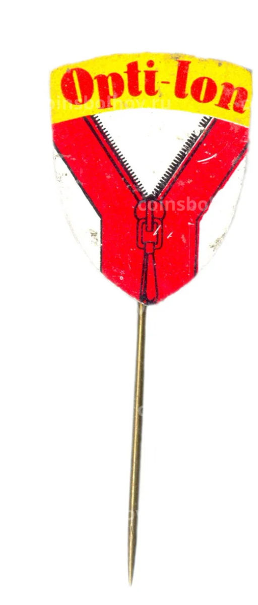 Значок рекламный Opti-Lon