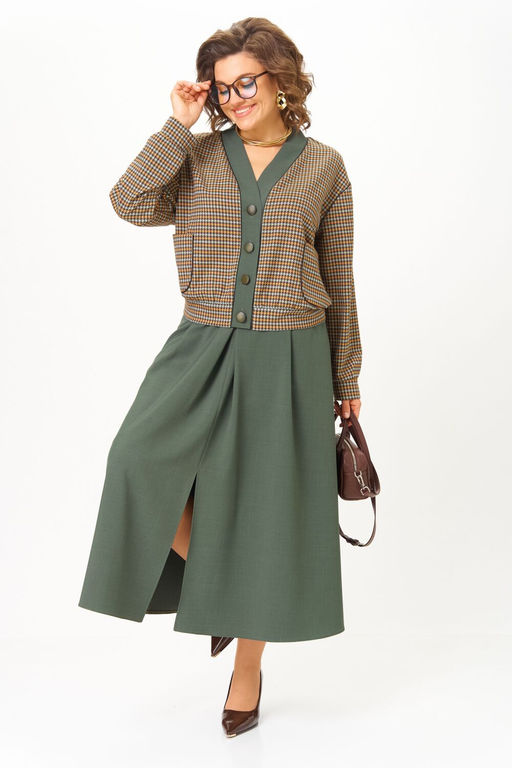 Костюм Aira Style 24131-1 зеленый