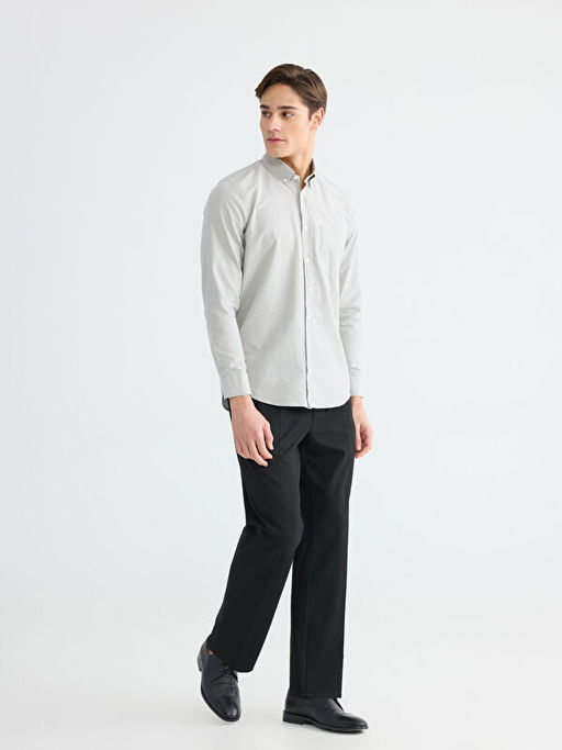 Regular Fit Oxford Erkek G?mlek