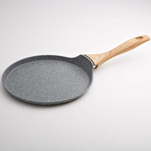 AK-0045/24N Сковорода алюминиевая блинная антипригарное покрытие GRANIT ALPENKOK d=24см (6)