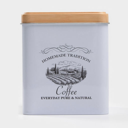 Банка для хранения Дом и поле, 1.2 л, 1210 см, жесть, белая - Simaland фото 2