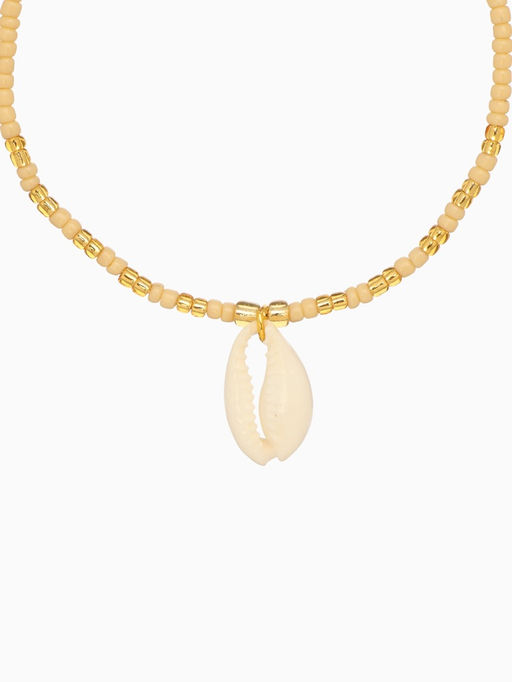 Браслет «Виколия», длина 16 см, бежевый, золотистый