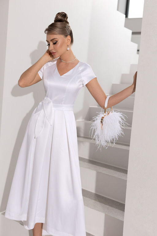 Платье Golden Valley 4666-1 белый  фото 2