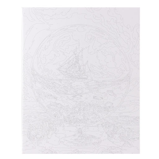Картина по номерам на холсте с подрамником «Морской мир», 40×50 см