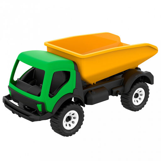 Игрушка "Самосвал" 33,9х14,1х15,7см, с подвижной подвеской, полипропилен, цвета микс, "Дюна" (Россия)