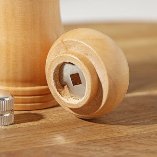 Мельница для специй Доляна, 10,5×4,5 см, металлический механизм, цвет бежевый