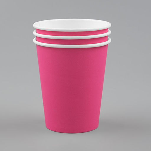 Цена за 50 шт. Стакан бумажный Розовый 250 мл, диаметр 80 мм - Simaland фото 3