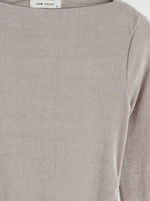 Kay?k Yaka B?zg?l? Bluz