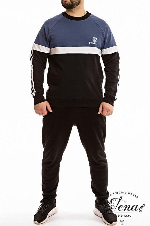 Толстовка М12120Пб Синий