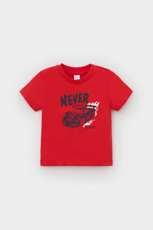 Crockid _ КР 302719/красный к548 фуфайка (футболка) д/мал яс  фото 2