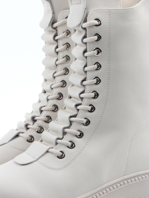 04-PAG294-2Z MILK Ботинки зимние женские (натуральная кожа, 100% шерсть)