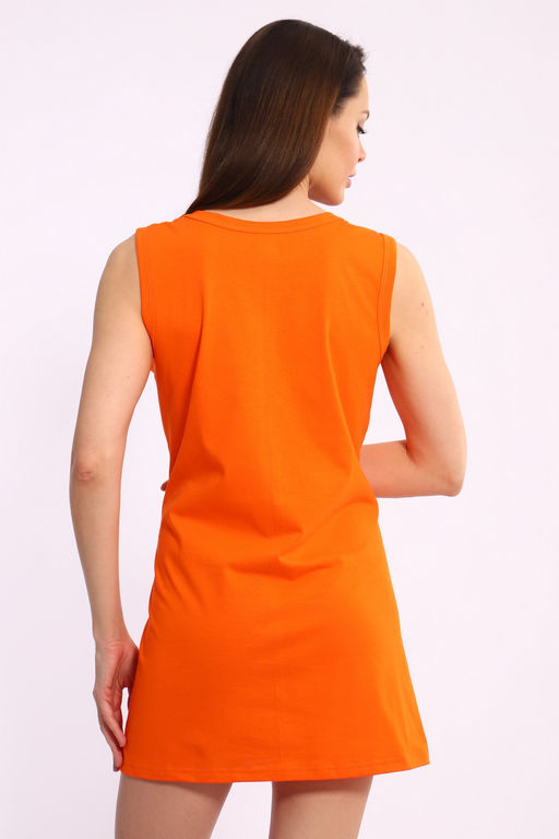 Ночная сорочка женская из кулирки Машенька оранжевый - Амадэль фото 5