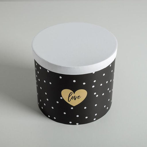 Набор коробок для цветов 4 в 1, упаковка подарочная, Чёрно-белый, 14?14?13 см - 20?20?17.5 см