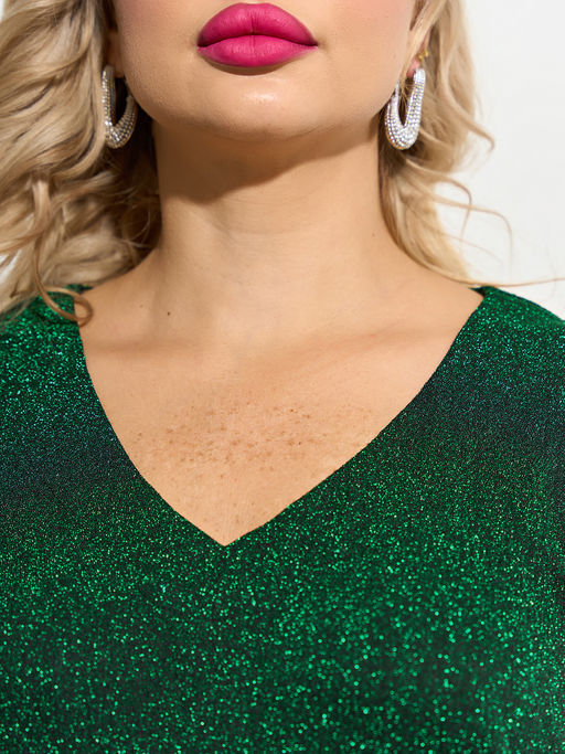 Джемпер 0057-8 темно-зеленый - Dora фото 3