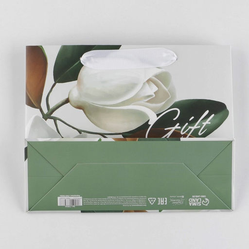 Цена за 2 шт. Пакет подарочный ламинированный, упаковка, «Подарок» 22×17.5×8 см