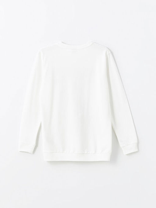 Bisiklet Yaka Sonic Bask?l? Erkek ?ocuk Sweatshirt - Waikiki фото 3