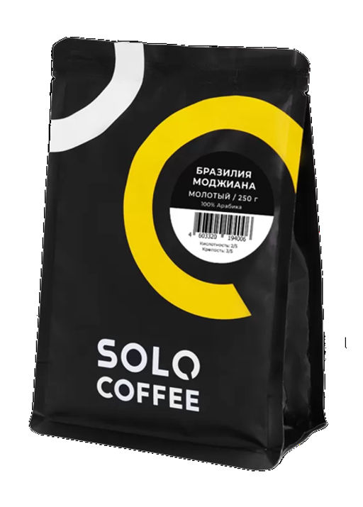 Кофе в зернах Solo Coffee Бразилия Моджиана (100% арабика), свежеобжаренный  фото 2