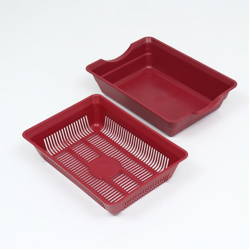 Туалет глубокий с сеткой 36 х 25 х 9 см, красный - Simaland фото 4