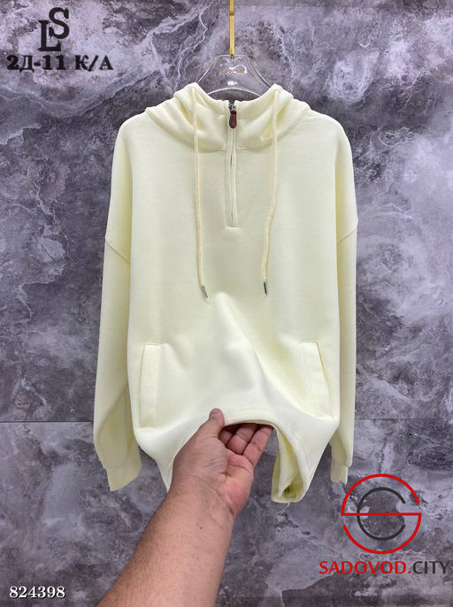 Худи женское однотонное