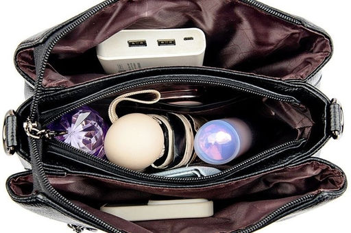 KAIDIFEINIROO Сумка женская с двумя ремнями 8733 фото 7