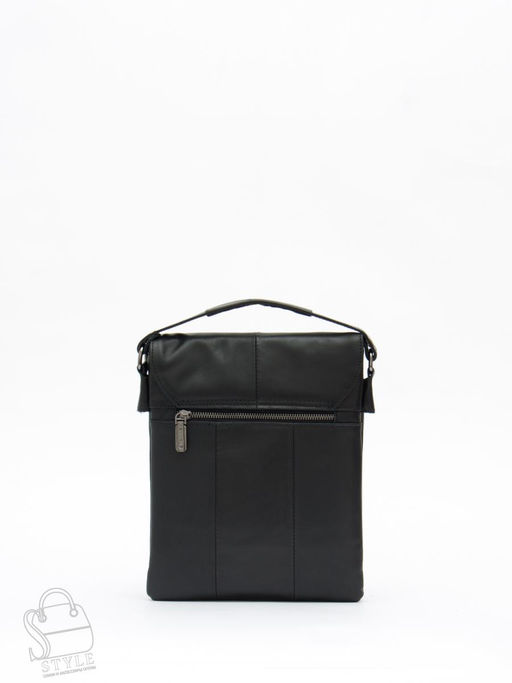 Сумка мужская кожаная 7618Z black Zinimsk