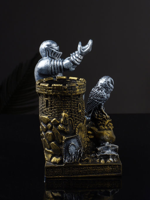 Органайзер для канцелярии «Рыцарь с совой», 15.5×14.5×9 см