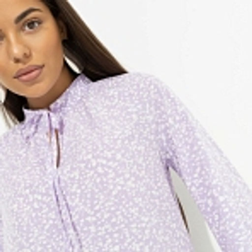 Блуза со сборками на рукавах, В лучшей роли (сиреневый) - Charutti фото 15