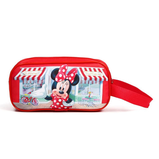 Косметичка детская на молнии, 22×11×1.5 см, для девочки, косметичка, Минни Маус