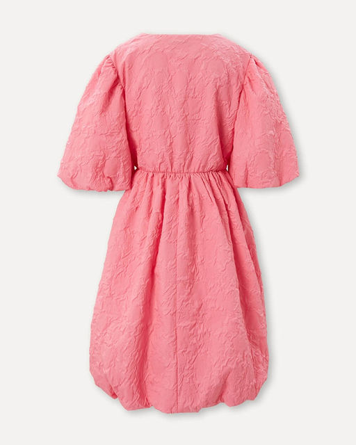 Платье из фактурной ткани с объемными рукавами длиной - Incity фото 12