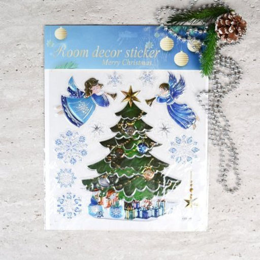 Наклейка новогодняя 38х30 Новый год / 610-286 /уп 12/420/ - Галеонтрейд фото 3