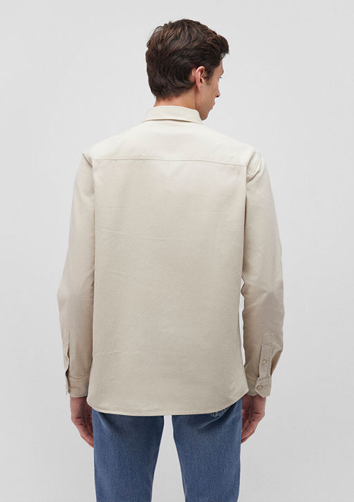 Bej Gomlek - Mavi фото 4