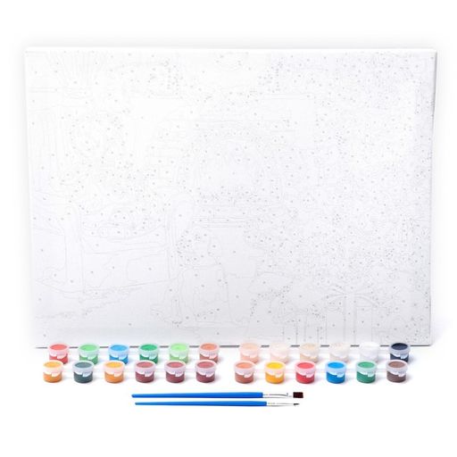 Картина по номерам на холсте с подрамником Уютный вечер 30 40 см - Школа талантов фото 4