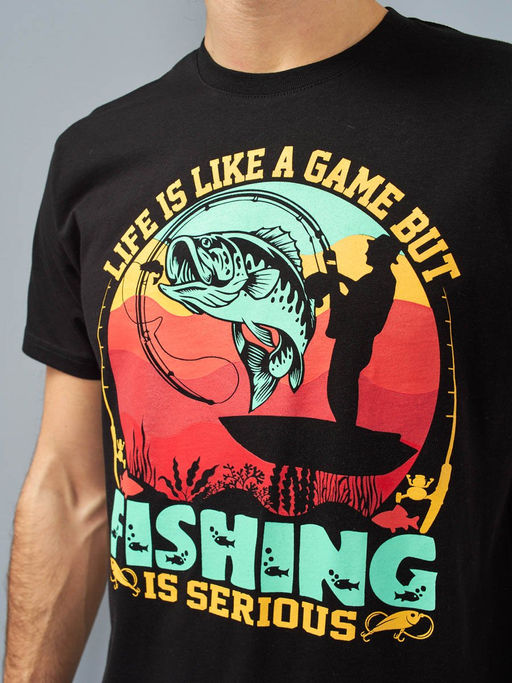 Футболка мужская _ 02285/Fishing - F5 фото 5