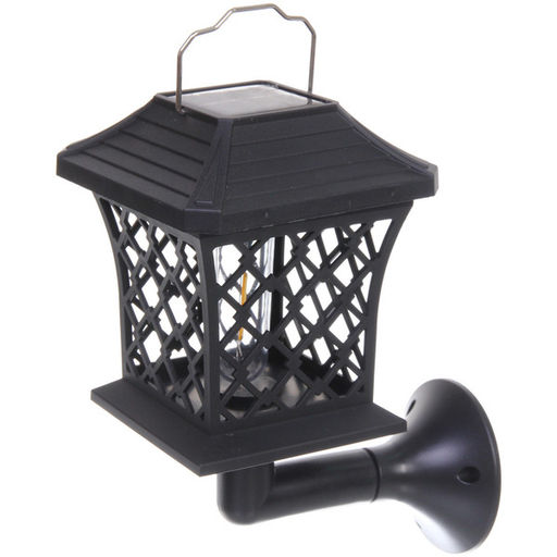 Фонарь садовый "Винтаж" 12*12*13,5 см (h=60 см) на солнечной батарее (универсальный), тёплый белый