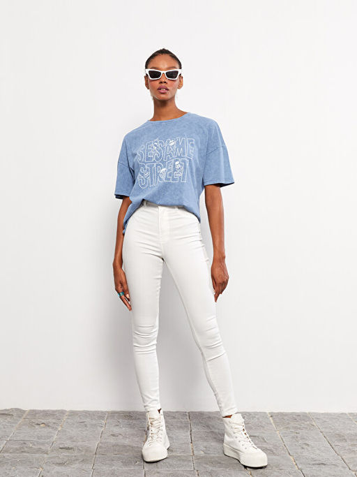 Y?ksek Bel J?piter S?per Skinny Fit Kad?n Jean Pantolon