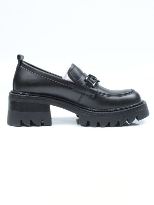 03-C1817-1 BLACK Лоферы женские (натуральная кожа)