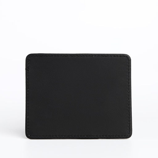 Картхолдер, на 3 карты, отделение для купюр, чёрный