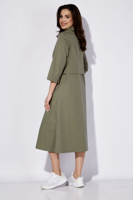 Платье ТАиЕР 1270 олива  фото 2