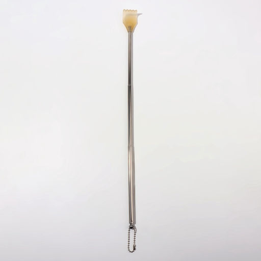 Цена за 3 шт. Массажёр - чесалка, с раздвижной ручкой, с подвесом, 20/42 см, жёлтый