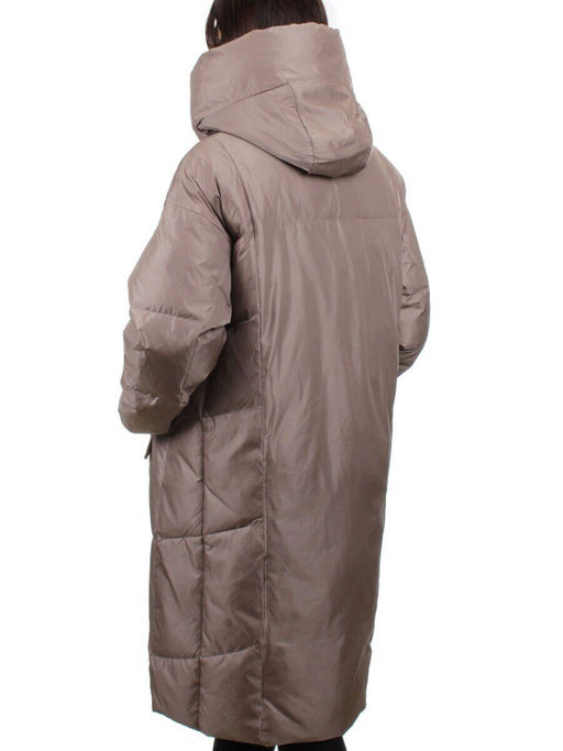 118 LILAC/BEIGE Пальто зимнее женское (холлофайбер 200 гр.)