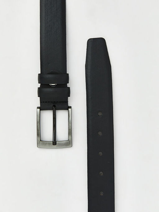 Deri G?r?n?ml? Erkek Kemer