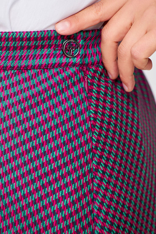 Блуза Swallow 803.2 черный+серебряный узор фото 73