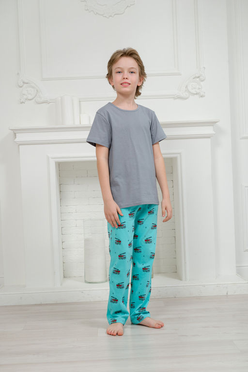 Пижама подростковая из кулирки Фантазия машинки - Амадэль фото 6