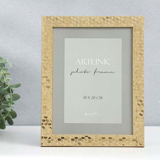 Фоторамка для фото 15×20 см Stella, пластик, золото