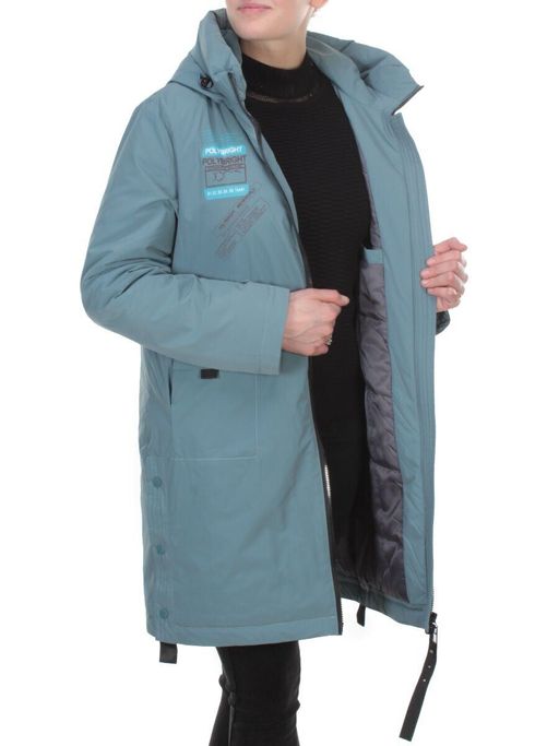 101-1 MENTHOL Пальто демисезонное женское FAMILY (100 гр. синтепон) - Fashion фото 8